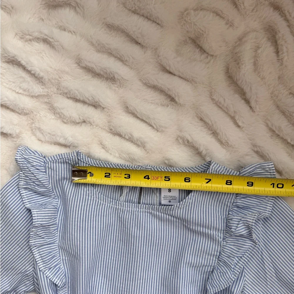 Carter's Blue Striped Casual Kids Dress - Picture 6 of 8